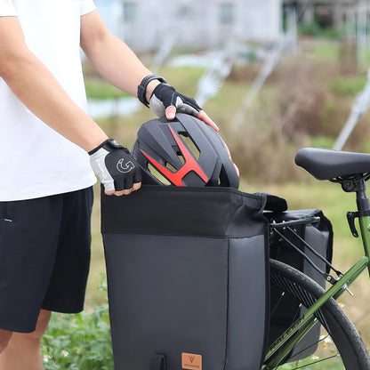 2 Grey Pannier with handle